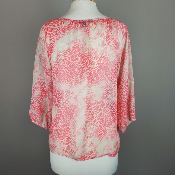 Express Pink Shades Animal Print Top - Picture 2 of 4